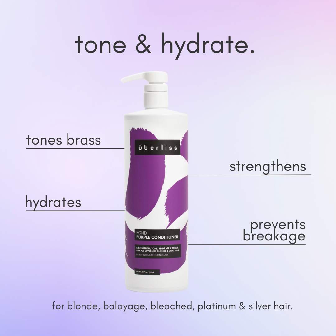 Bond Purple Conditioner - Blond Toner - 32 oz