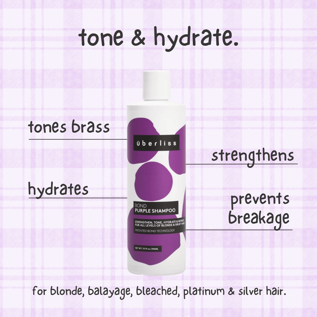Bond Purple Shampoo - Blond Toner - 10 oz