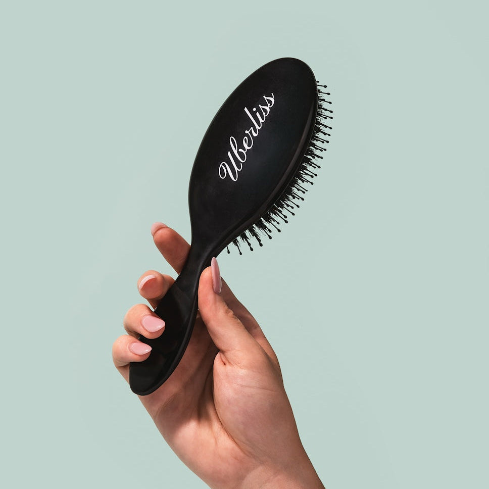 Daily Polish Boar Bristle Brush Black