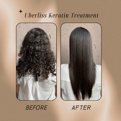 Before and After Uberliss Smoothing System