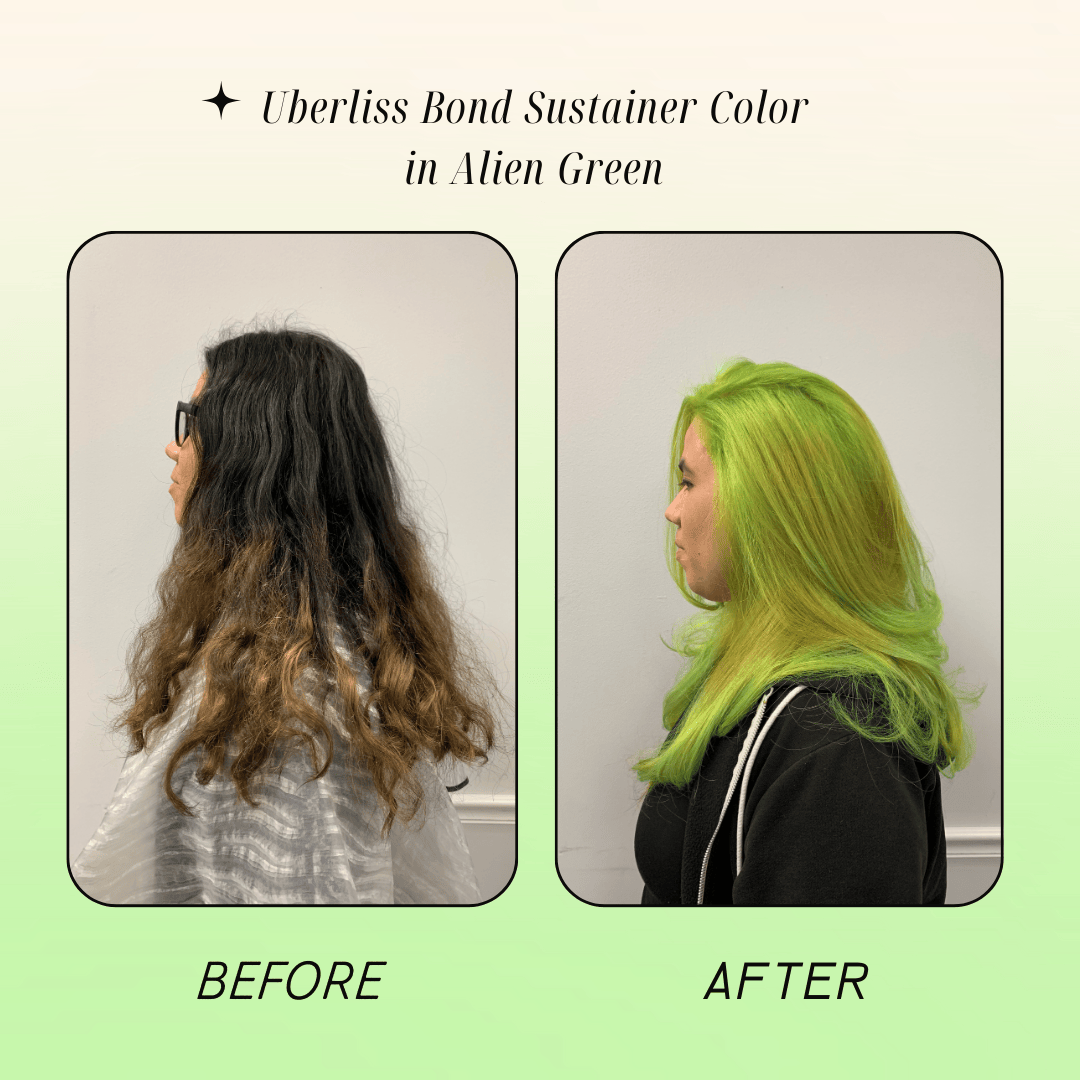 Before and After Alien Green