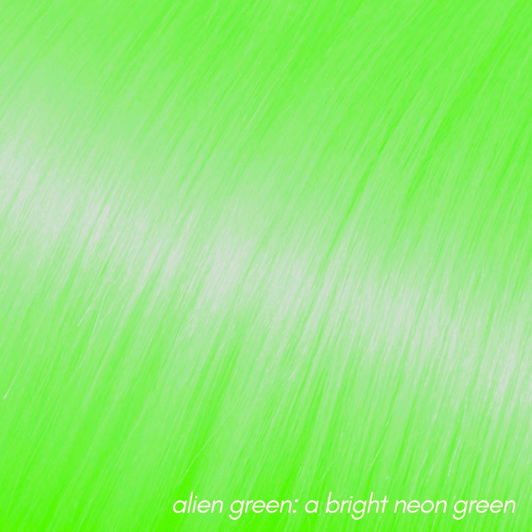 Alien Green Neon Green