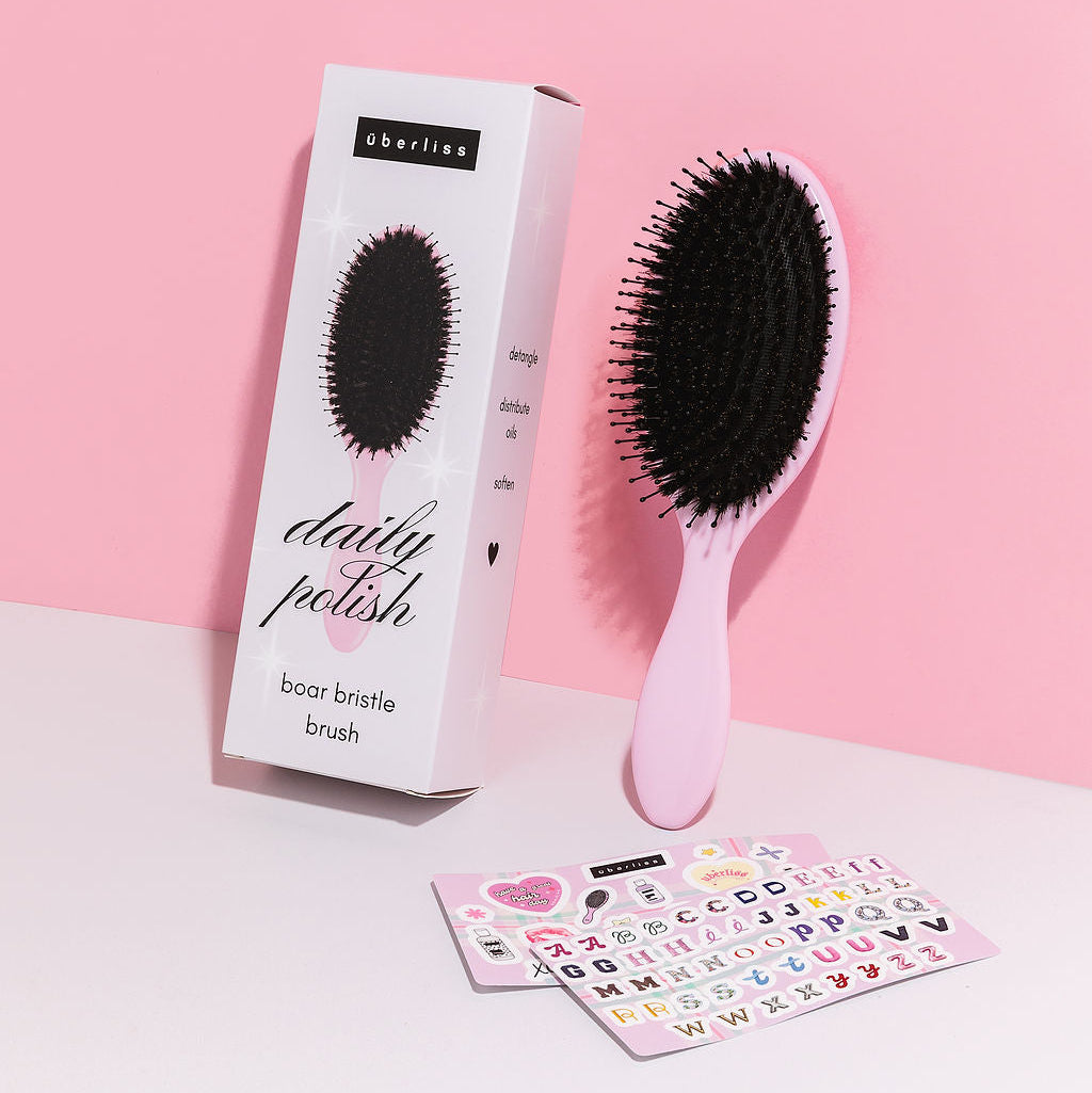 Daily Polish Boar Bristle Brush