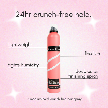 Flexin Hairspray - 24hr Crunch Free Hold